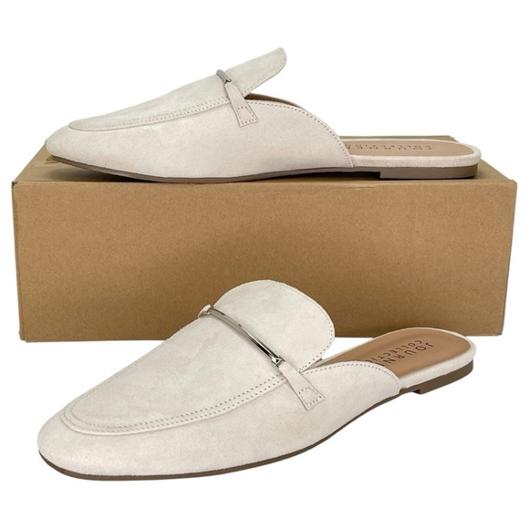 Journee Collection Shoes - Journee Collection Ameena Cream Microsuede Womens Mules Size 8.5M